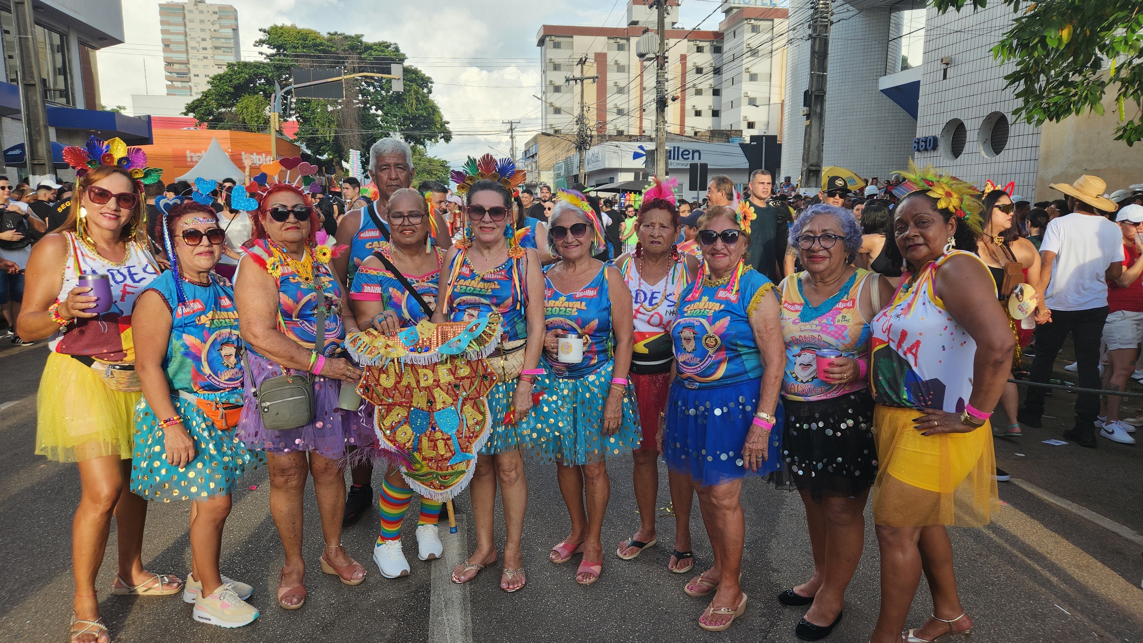 Jade idades dominam mais um vez o canalval na Banda do Vai Quem Quer — Foto: Mateus Santos/g1