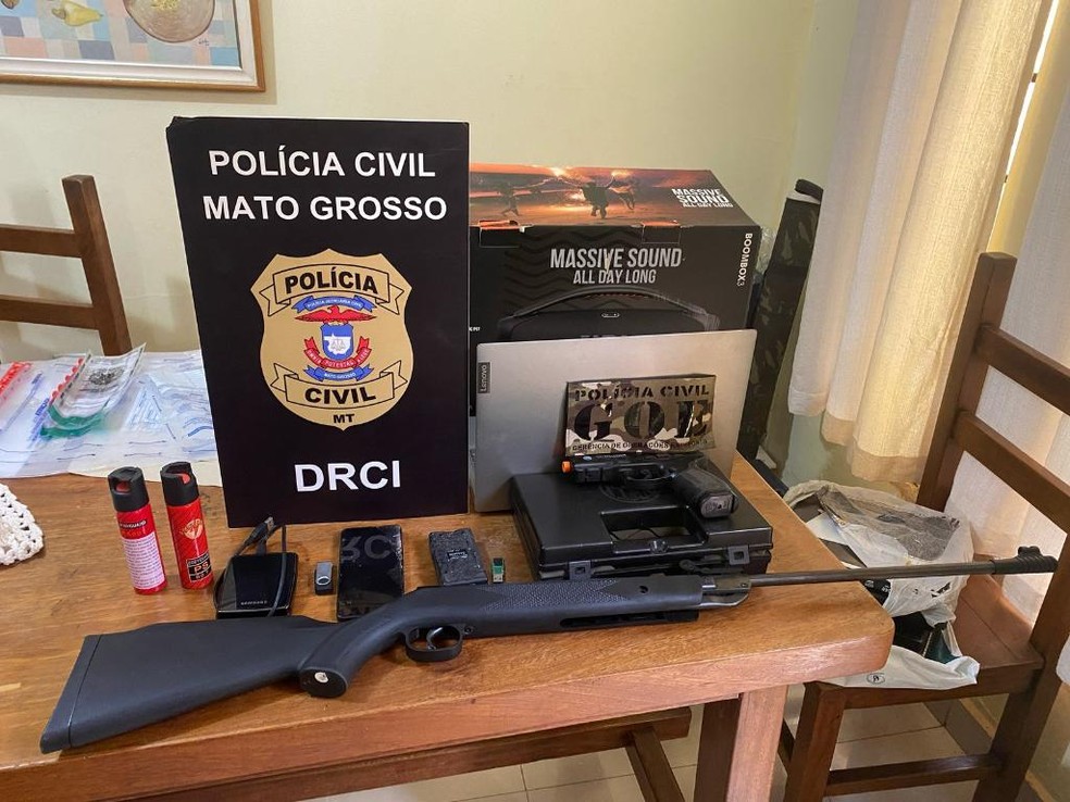 Investigação teve início depois de um alerta emitido pelo Laboratório de Operações Cibernéticas (Ciberlab) — Foto: Polícia Civil de Mato Grosso