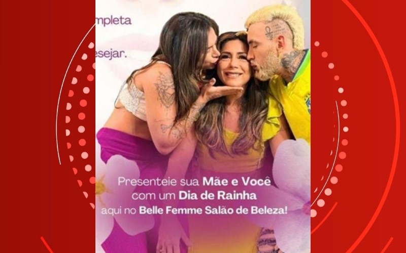 Salão de beleza que foi de Djidja Cardoso gera polêmica com campanha de Dia das Mães