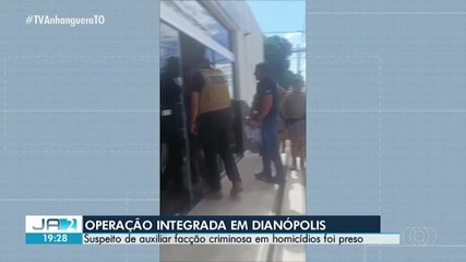 Polícia prende suspeito de colaborar com facção baiana em assassinatos em Dianópolis