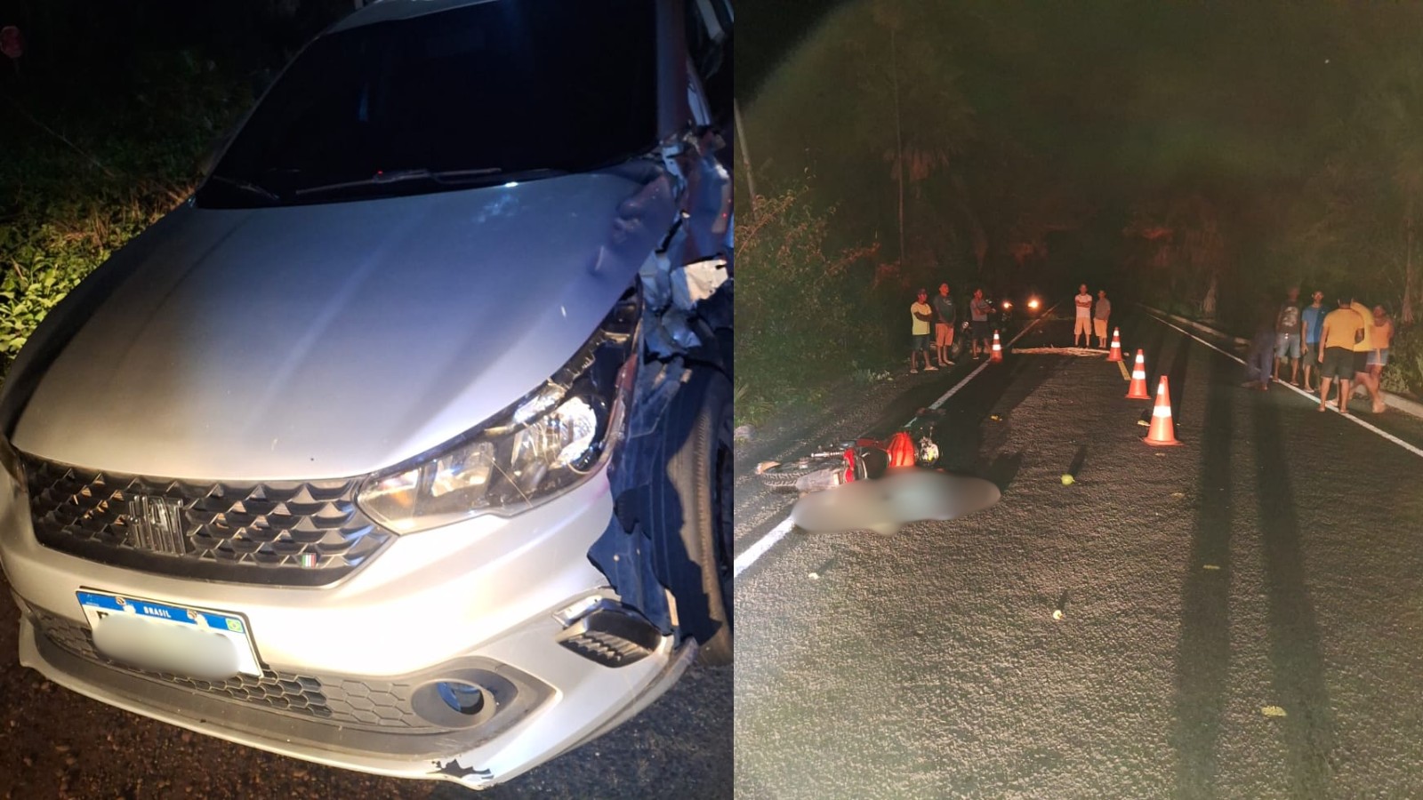 Duas mulheres morrem em acidente entre moto e carro na PI-130 em Palmeirais; motorista não prestou socorro