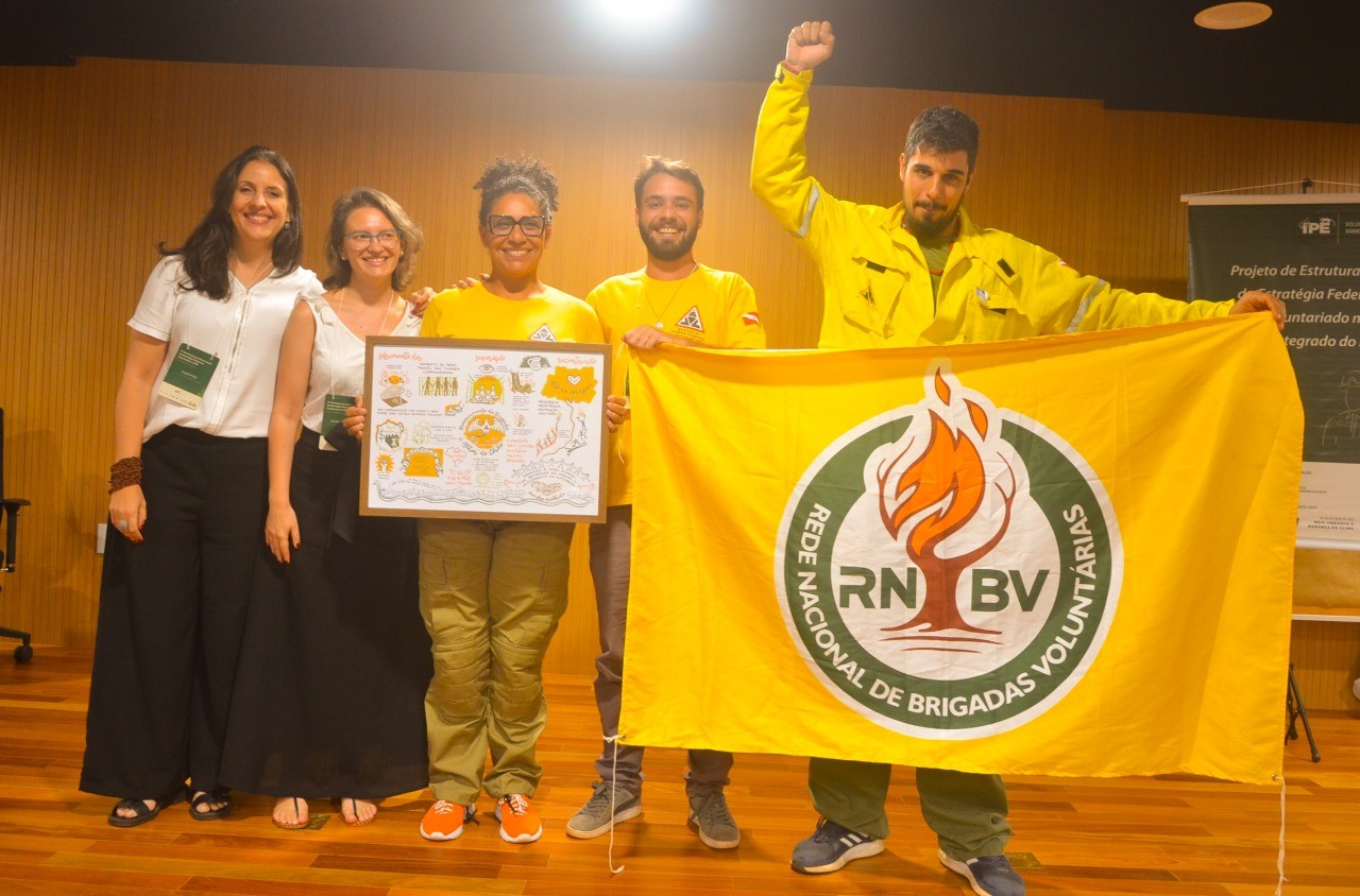 Brigadistas voluntários de Santarém participam de evento nacional sobre Manejo Integrado do Fogo 