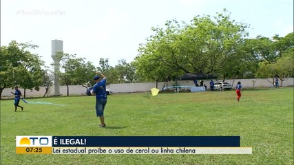 Lei estadual proíbe uso de cerol ou linha chilena no Tocantins; entenda