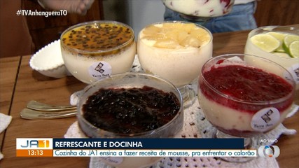 Confeiteira explica o segredo do mousse de morango