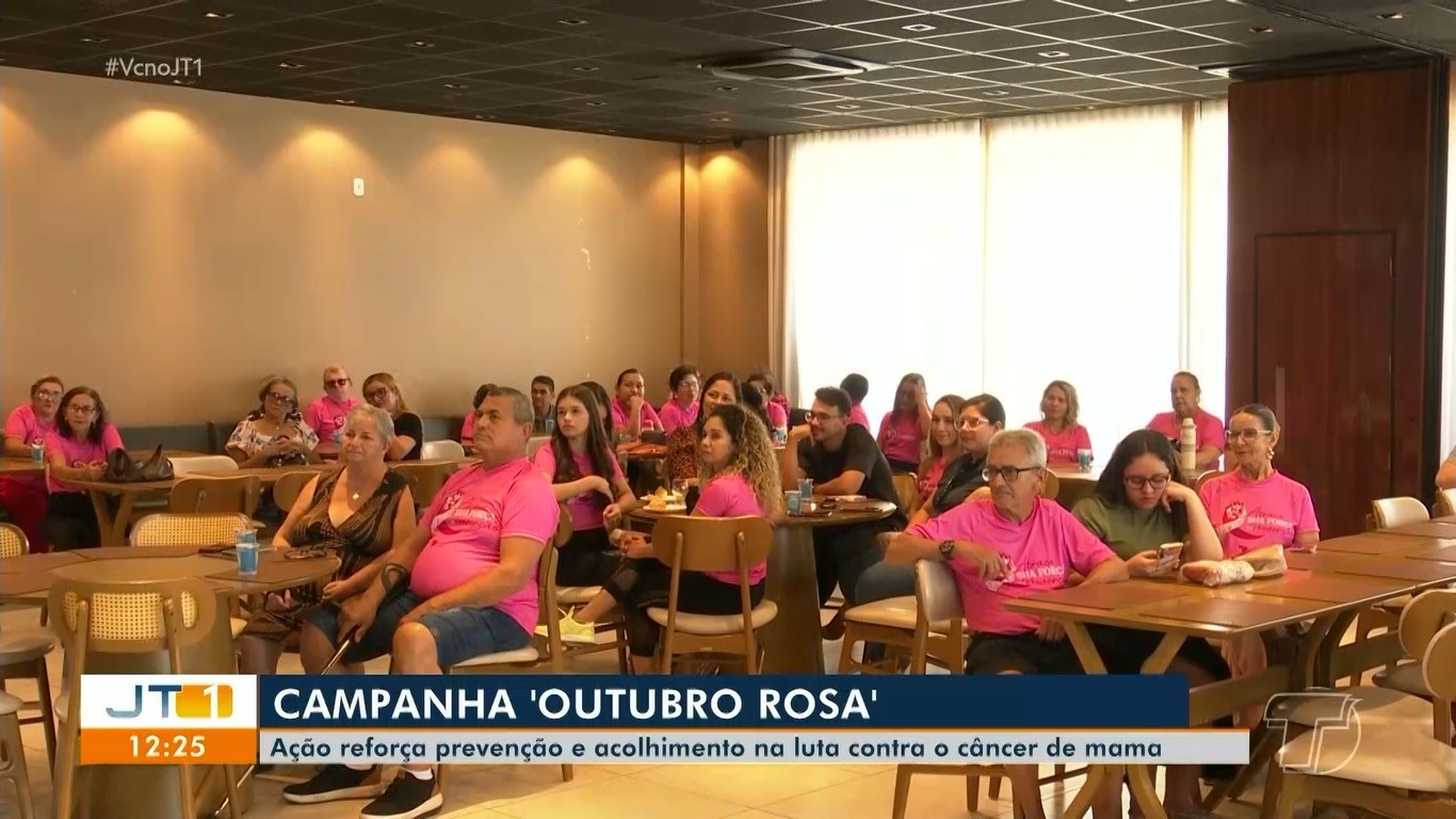 Outubro Rosa em Santarém promove tarde de acolhimento e conscientização sobre o câncer de mama