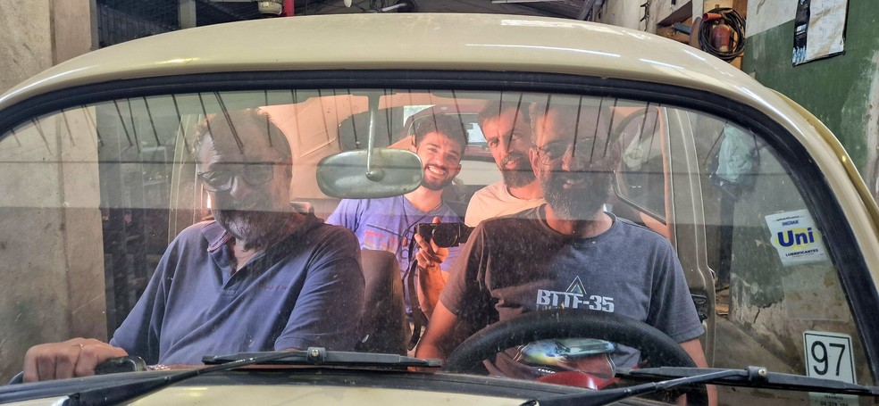 Fotos dos bastidores da gravação do documentário  — Foto: Cris Gondim/Divulgação