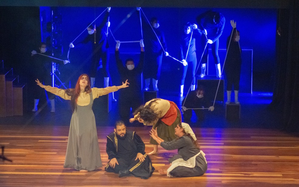 A Alma (Academia Livre de Música e Artes) de Ribeirão Preto apresenta o espetáculo teatral ‘O Jovem Rei’ — Foto: Divulgação