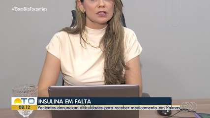 Rede pública de Palmas não fornece insulina há dois anos, denuncia paciente