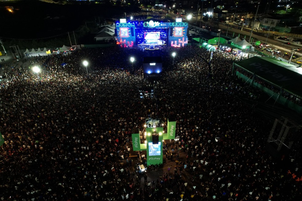 Shows na Arena das Dunas em Natal — Foto: Secom/Prefeitura de Natal