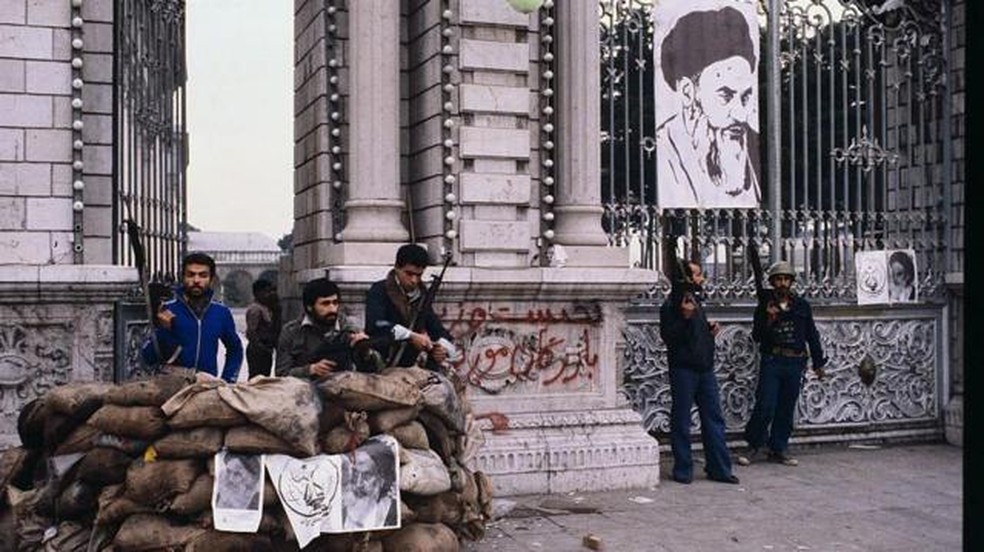 O triunfo da Revolução Islâmica de 1979 no Irã marcou o início da rejeição iraniana a Israel — Foto: Getty Images