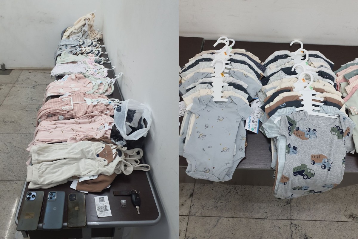 Três mulheres são presas após furtar R$ 8 mil em roupas infantis em shopping de Santa Bárbara d'Oeste