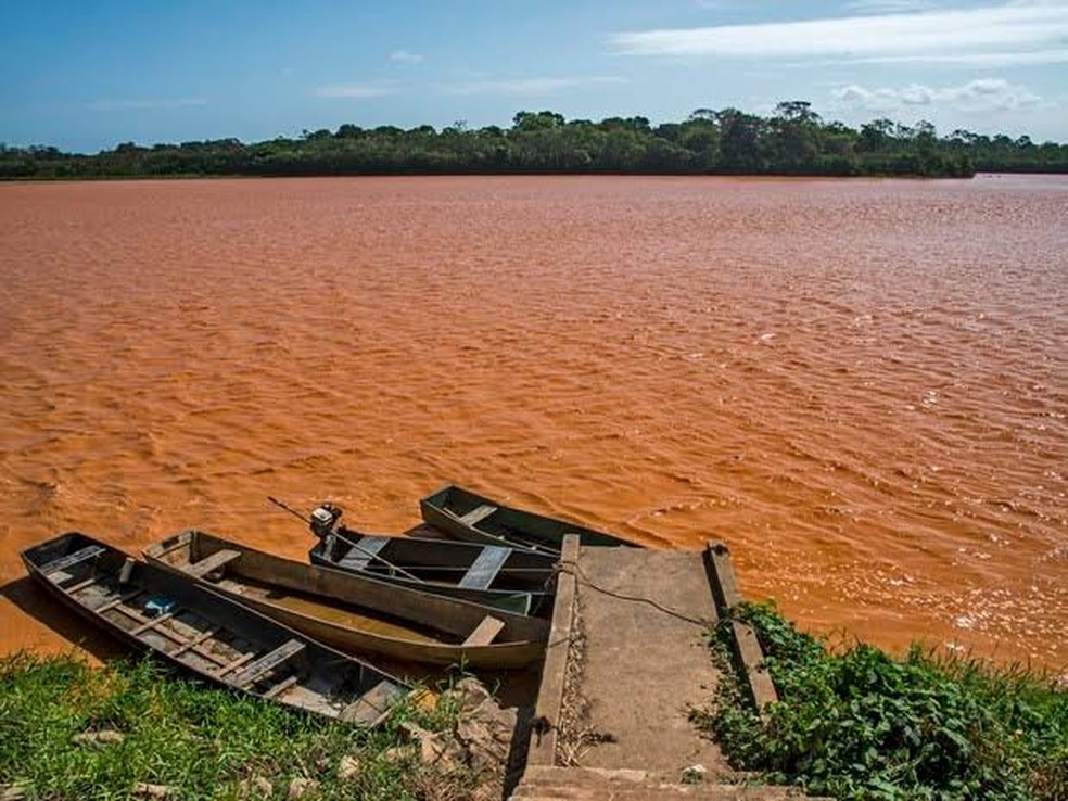 Rio Doce foi atingido pela lama da Samarco; foto de novembro de 2015  — Foto: Leonardo Merçon/Instituto Últimos Refúgios