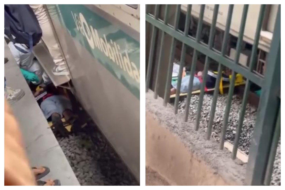 Vídeo: Passageiro passa mal e cai no vão entre trem e plataforma da Linha 8-Diamante, na Grande SP