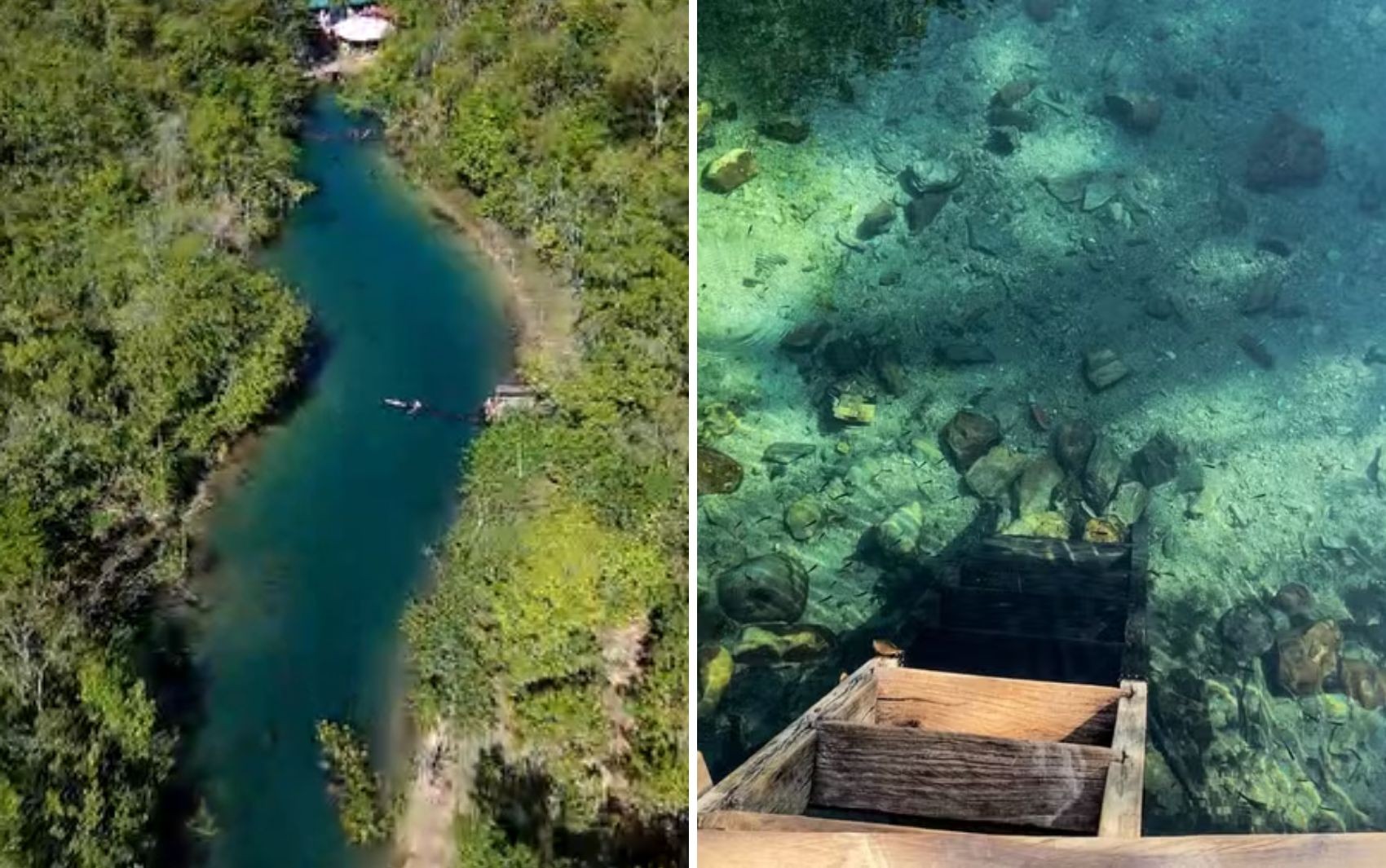 Água cristalina e nado com peixes: conheça lago que impressiona turistas em Goiás