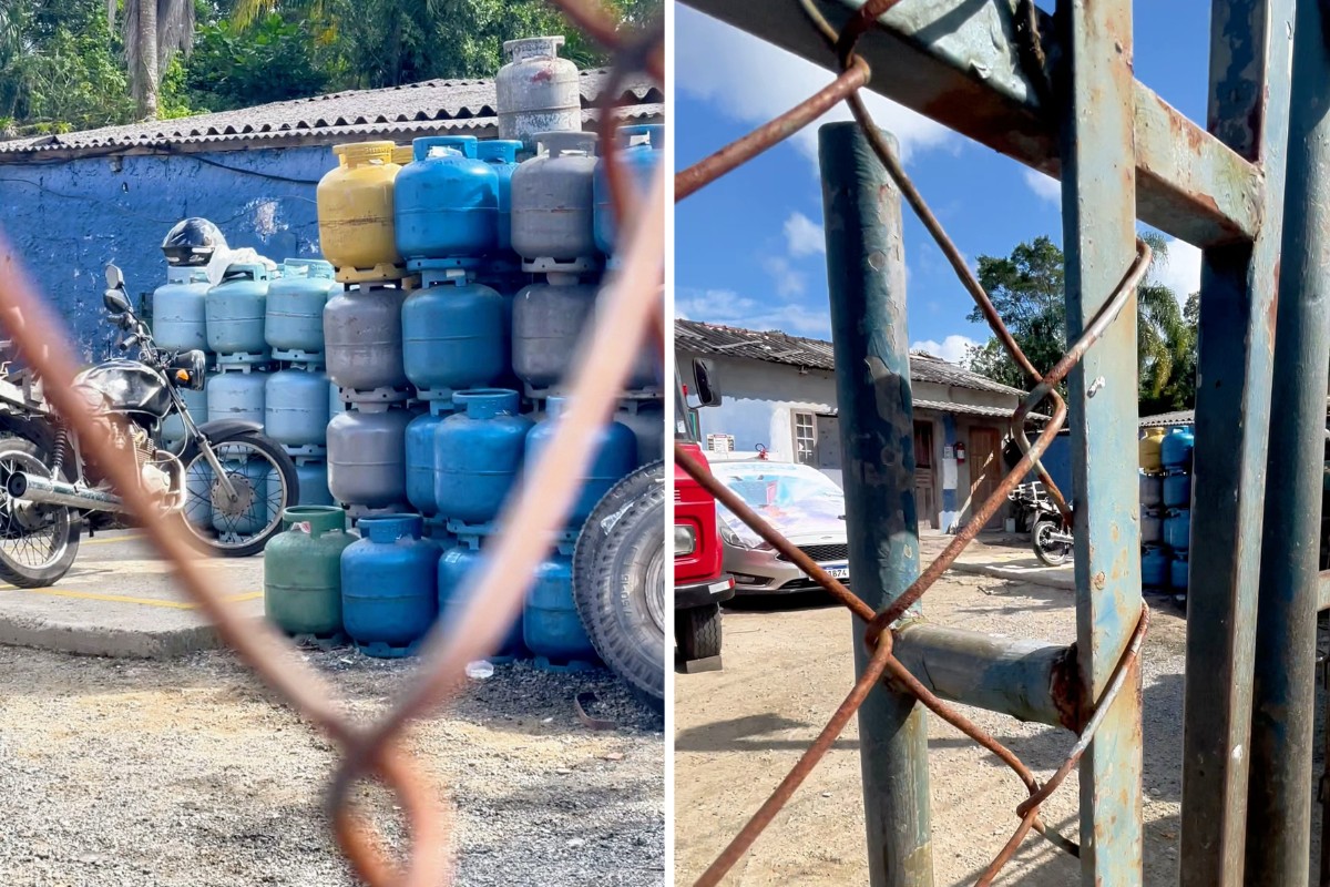 Depósito irregular de gás de cozinha é alvo de operação no litoral de SP