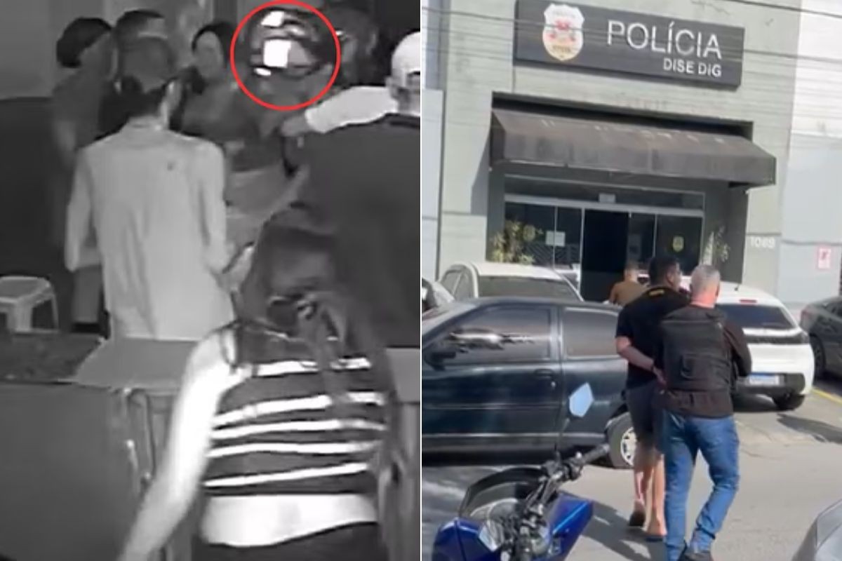 Homem que matou segurança com capacete em boate no litoral de SP é preso após um ano; VÍDEO