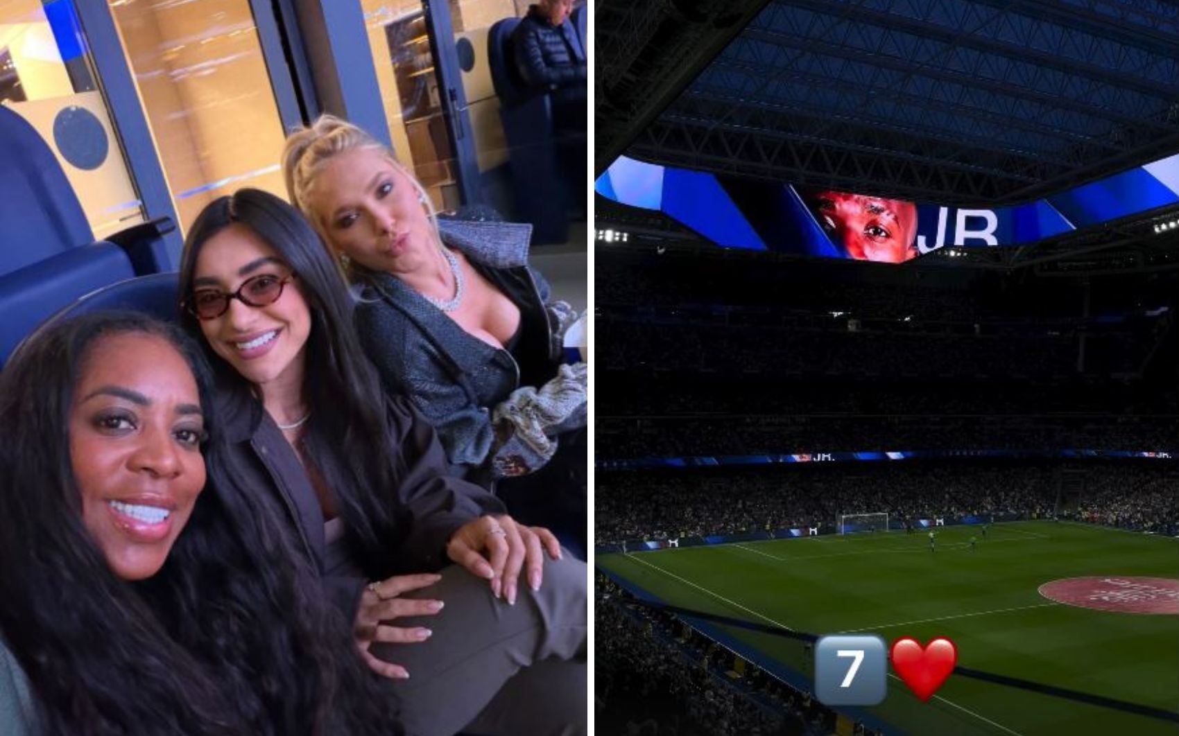 Virginia foi a jogo de Vini Jr horas antes de anunciar término