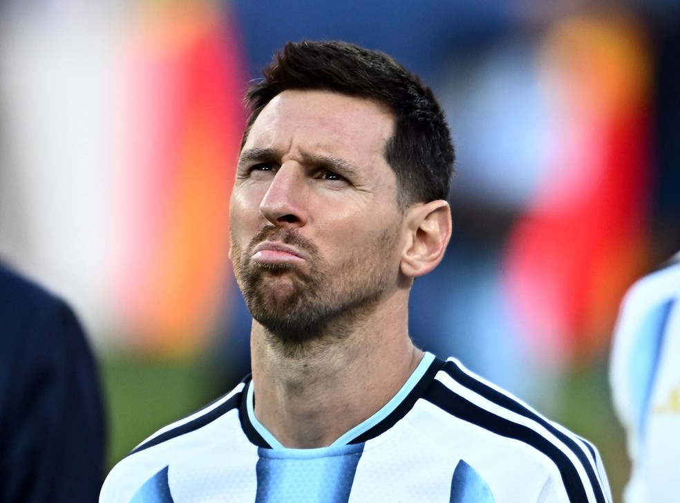 Messi após perder final da Copa de 2026 — Foto: REUTERS/Dylan Martinez