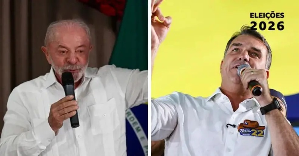 Lula e Flávio se enfrentam no segundo turno, em 25 de outubro. — Foto: Getty Images via BBC