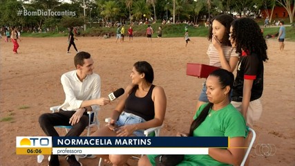 Palmenses aproveitam o feriado para curtir os pontos turísticos