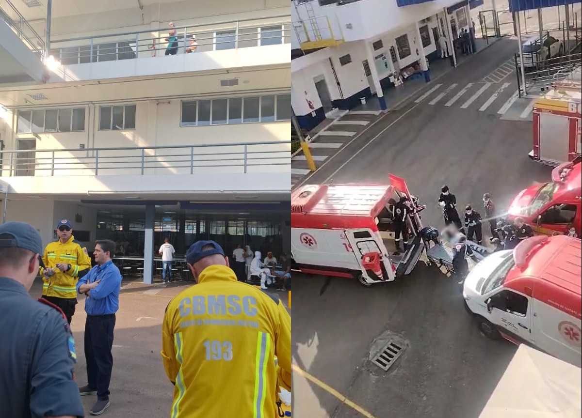 Vazamento de amônia em frigorífico deixa intoxicados em SC