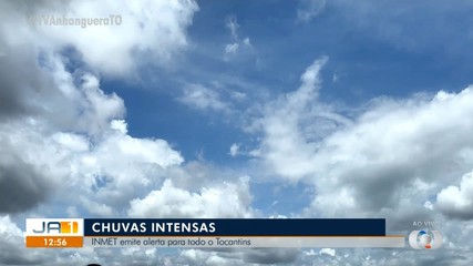 INMET emite alerta para todo o Tocantins; confira