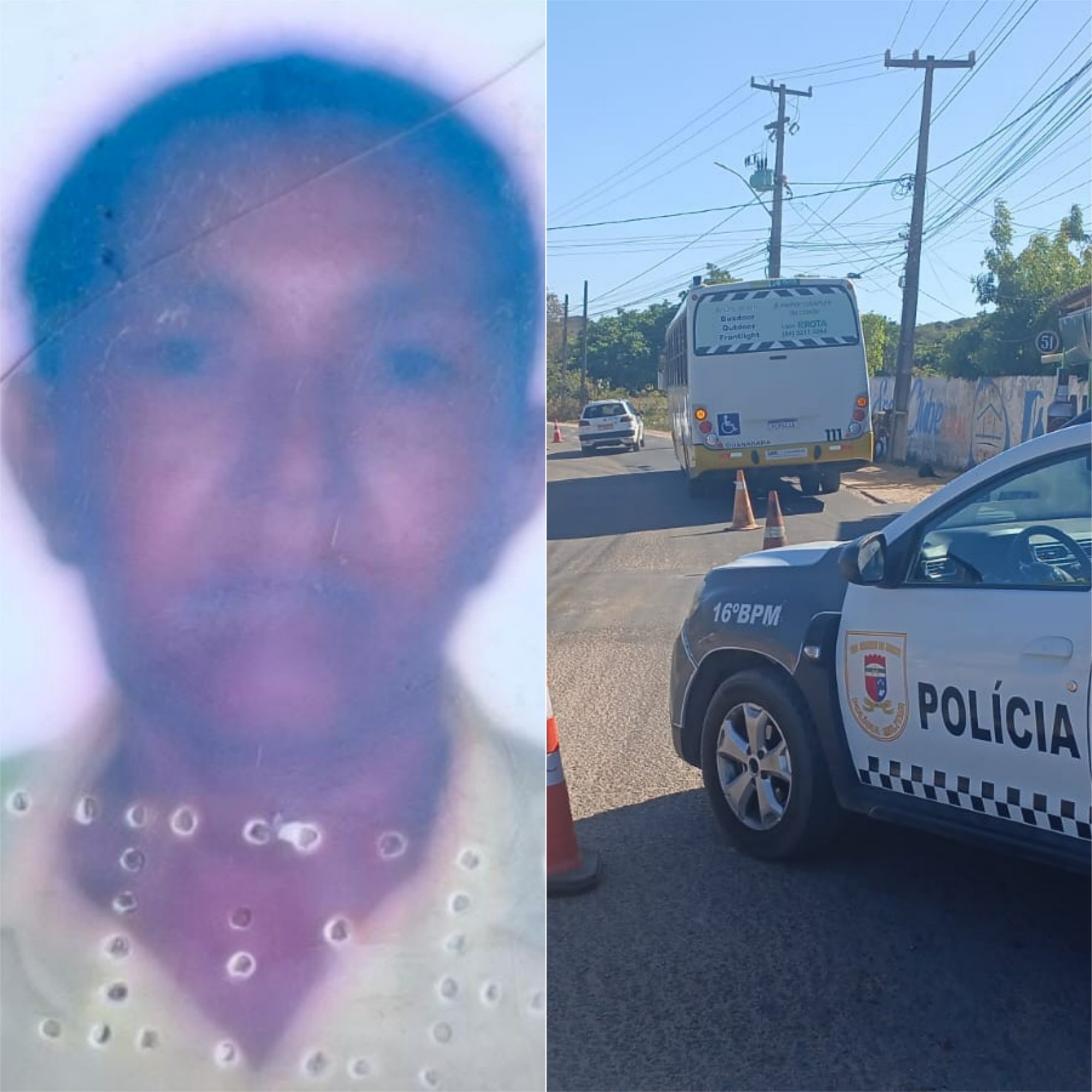 Idosa morre em acidente envolvendo ônibus na Grande Natal