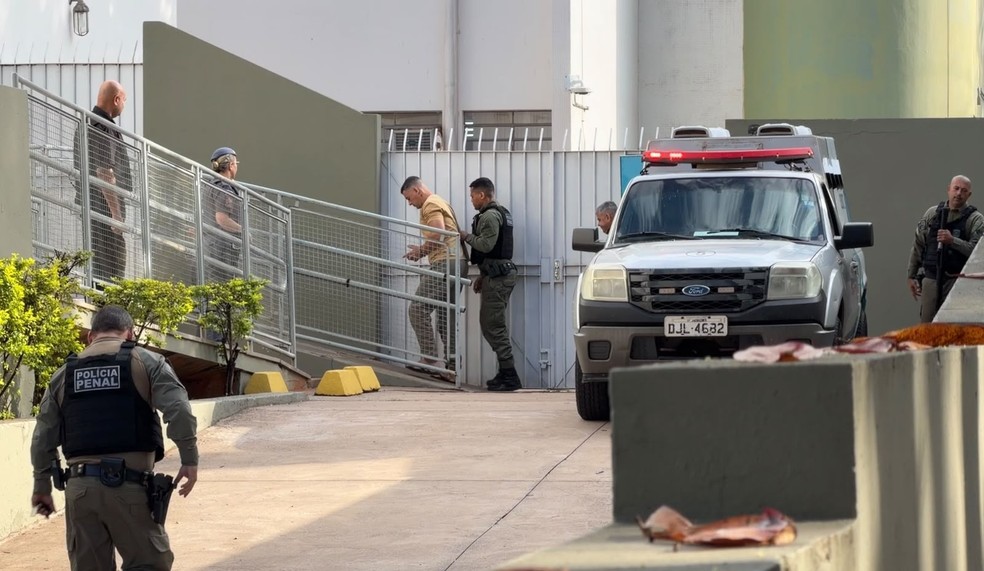 Bruno Henrique Brandão foi condenado por feminicidio e ocultação de cadáver em Araçatuba (SP) — Foto: TV TEM / Gustavo Torrente
