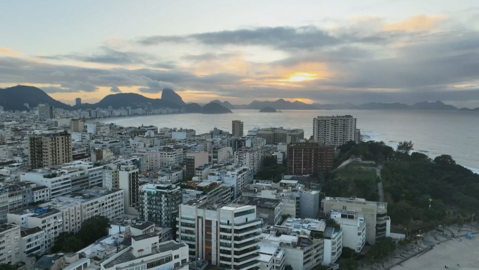 Sistema Alerta Rio, da prefeitura, registrou 11,3°C no Alto da Boa Vista — Foto: Reprodução/TV Globo 