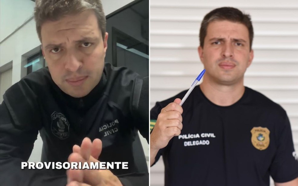 Delegado Humberto Teófilo anuncia afastamento por questões pessoais e cita processos na Corregedoria — Foto: Reprodução/Instagram de Humberto Teófilo