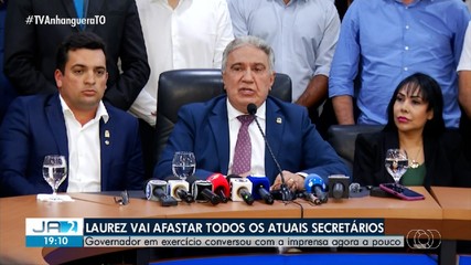 Governador em exercício, Laurez Moreira (PSD), vai afastar todos os atuais secretários