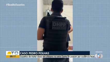 Suspeitos de matar idoso a pauladas em chácara passam por audiência de instrução