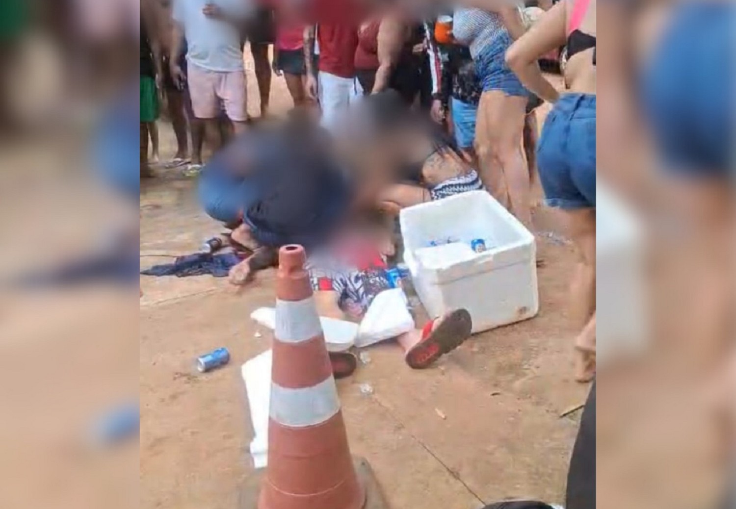 Homem levar tiro na cabeça em praia de Palmas e é levado ao hospital