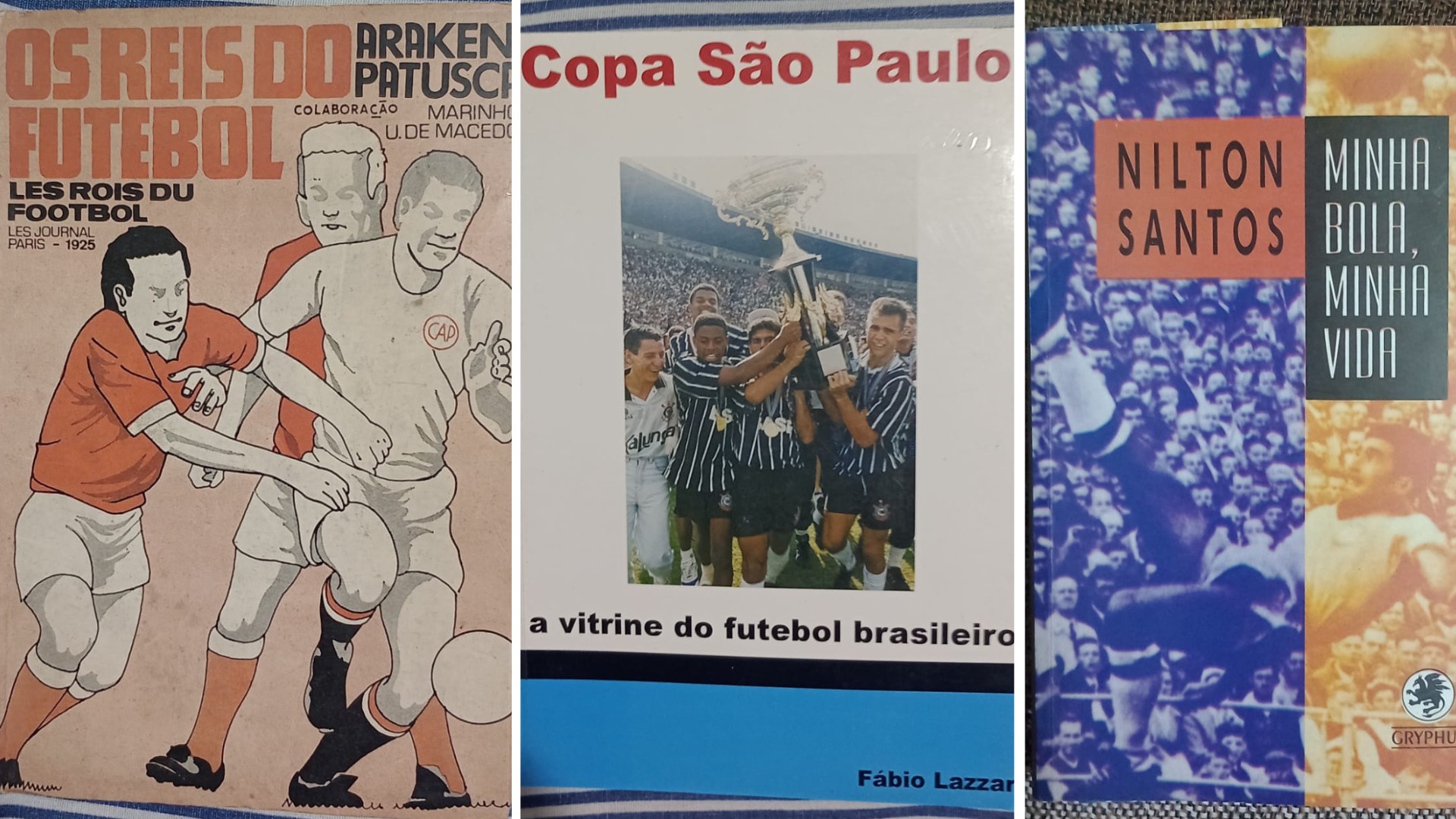 De Nilton Santos a Araken Patusca: fã vende coleção de livros com autógrafos de jogadores da Seleção Brasileira após tratamento de câncer