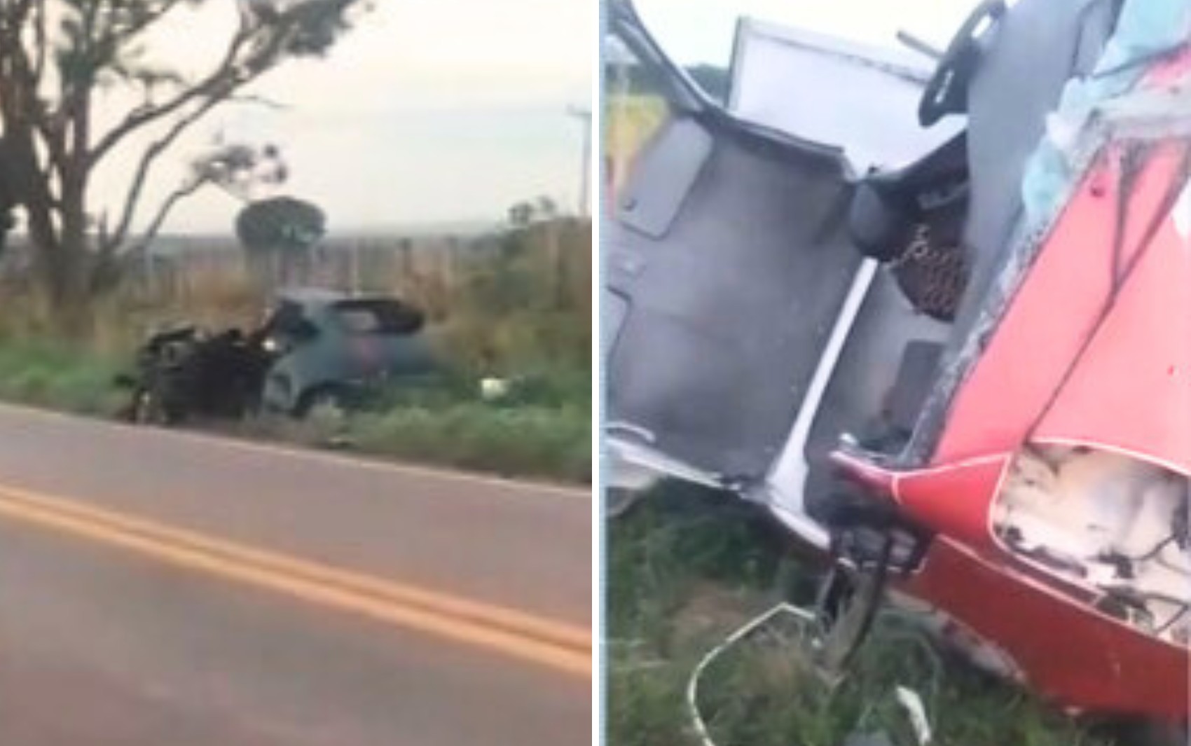 Três pessoas morrem após batida entre carro e caminhão na GO-462 