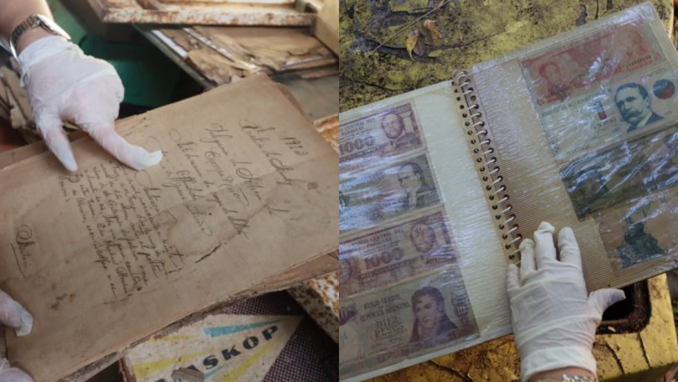 Acervo com registros de escravizados e documentos do Brasil Império é apreendido em operação no PI — Foto: Divulgação/PMPI
