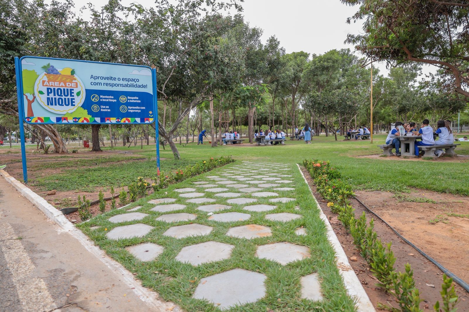 Vai fazer piquenique no Parque Josepha Coelho? Prefeitura de Petrolina orienta como usar a área