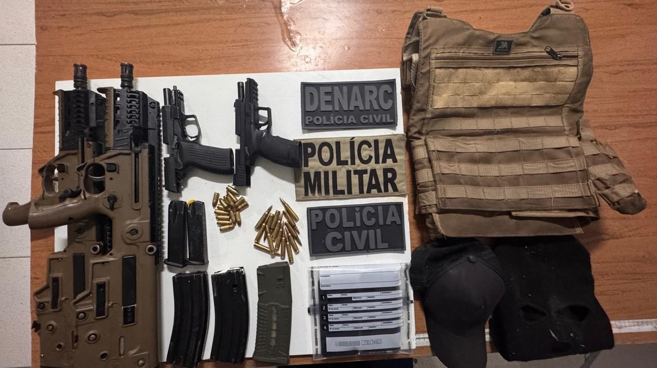 Três homens morrem após confronto com policiais na Bahia; dois fuzis foram apreendidos