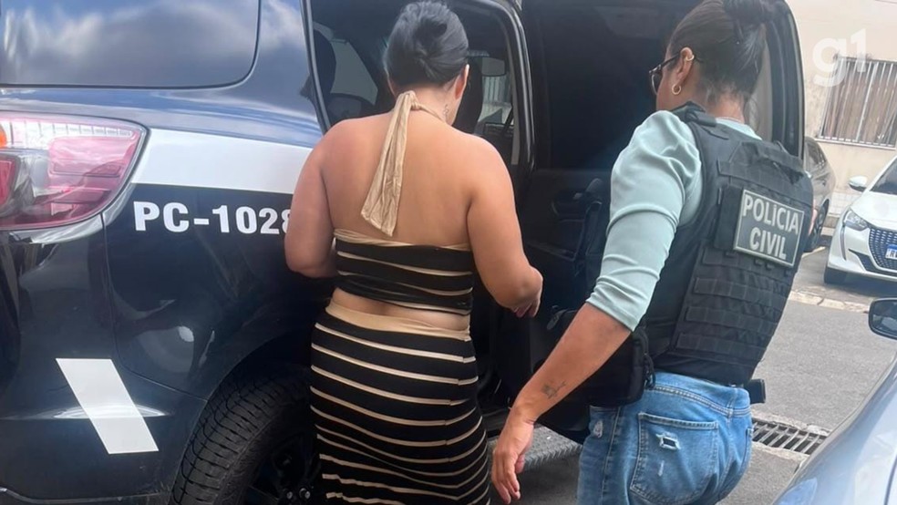 Mulher é presa suspeita de exigir dinheiro e divulgar imagens íntimas no Maranhão — Foto: Divulgação/ Polícia Civil