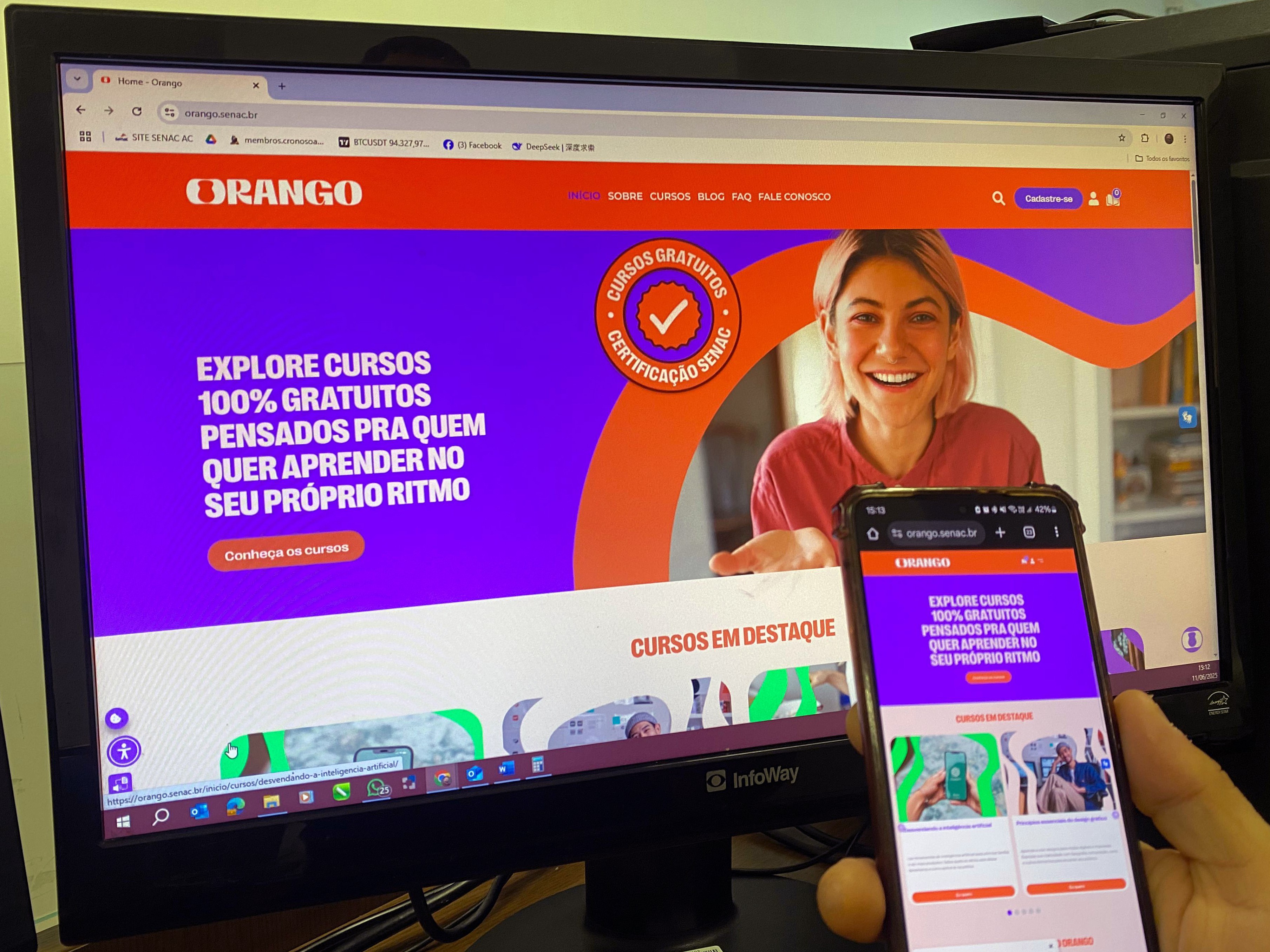Plataforma gratuita oferece cursos para jovens que buscam espaço no mercado