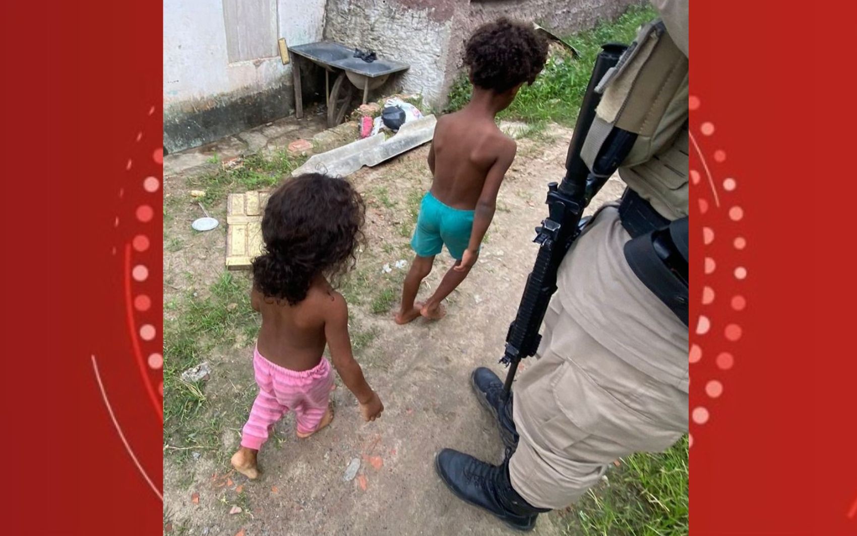 Quatro crianças são resgatadas em condições insalubres na Região Metropolitana de Salvador
