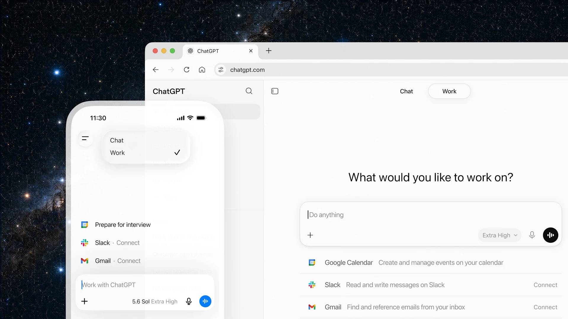 OpenAI apresenta ChatGPT Work para facilitar tarefas no trabalho