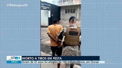 Homem é preso suspeito de matar jovem durante festa em Gurupi
