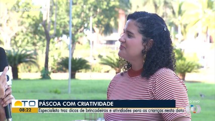 Especialistas dão dicas de brincadeiras e atividades para as crianças na páscoa
