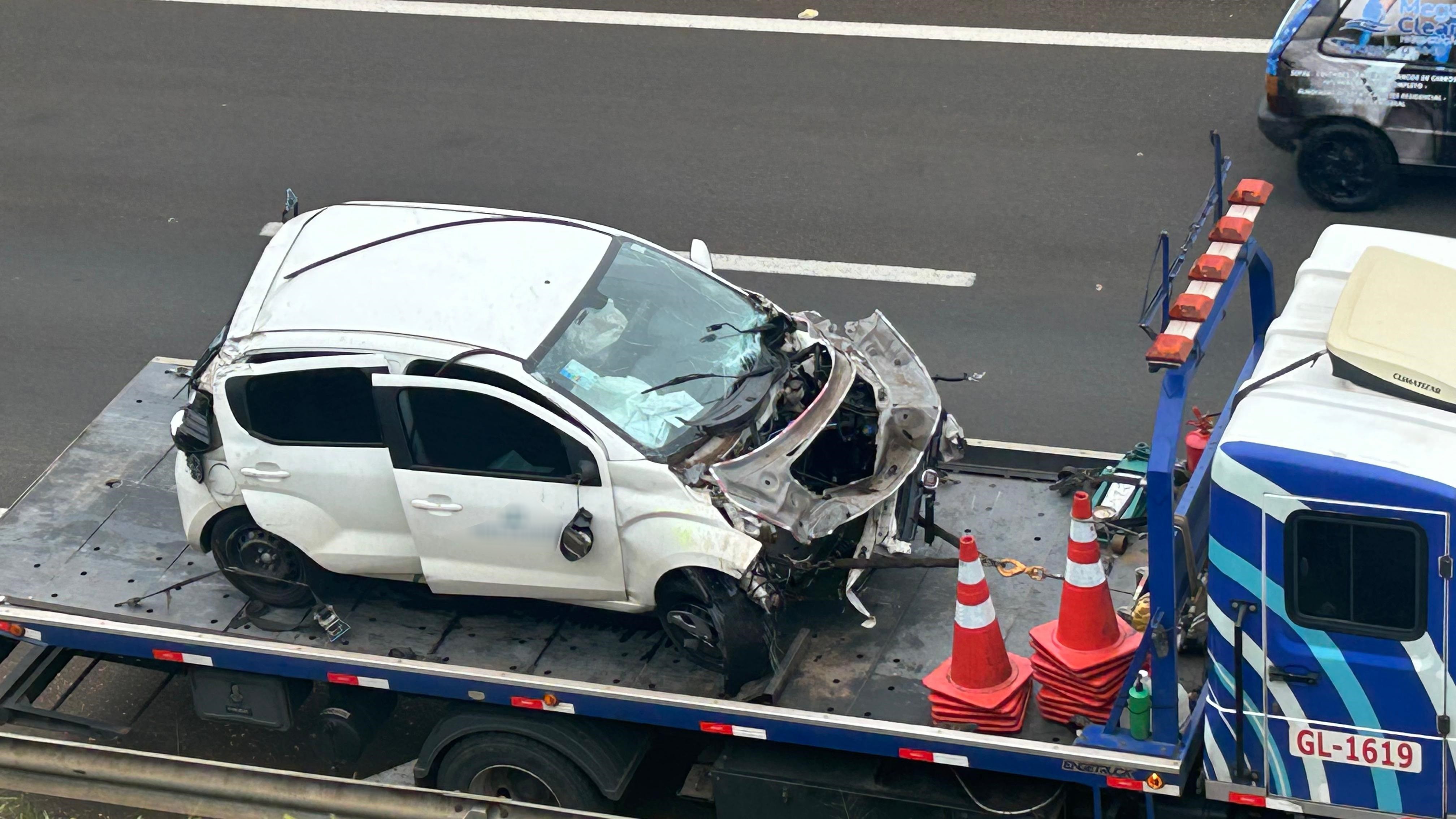 Acidente de trânsito deixa vítima ferida na Rodovia Raposo Tavares, em Presidente Prudente