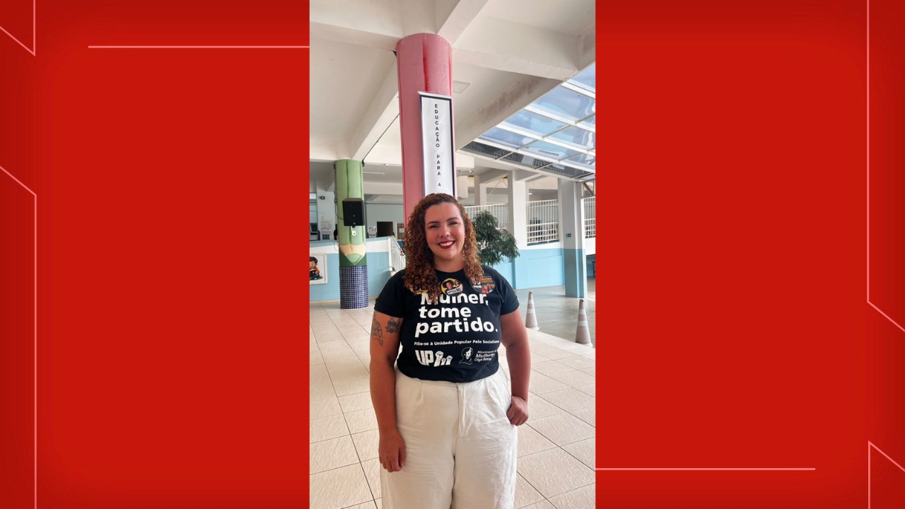 Samara Mineiro (UP) vota em Sobradinho, no DF 