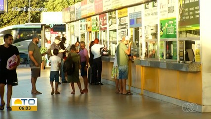 Movimento do terminal rodoviário de Palmas aumenta com início do período de férias