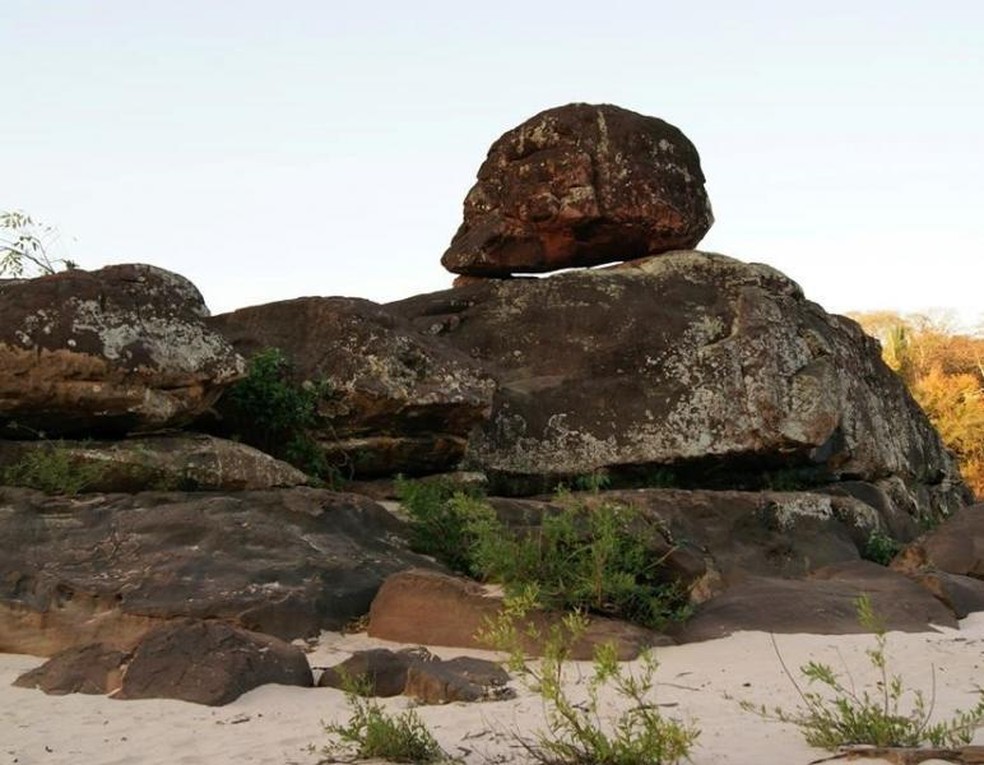 A Pedra é o destaque turístico do município — Foto: Prefeitura de Torixoréu
