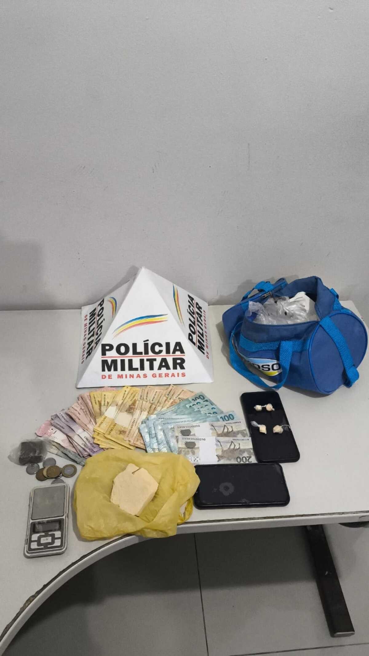 Casal é preso por tráfico de drogas após ser flagrado vendendo entorpecentes em Salinas