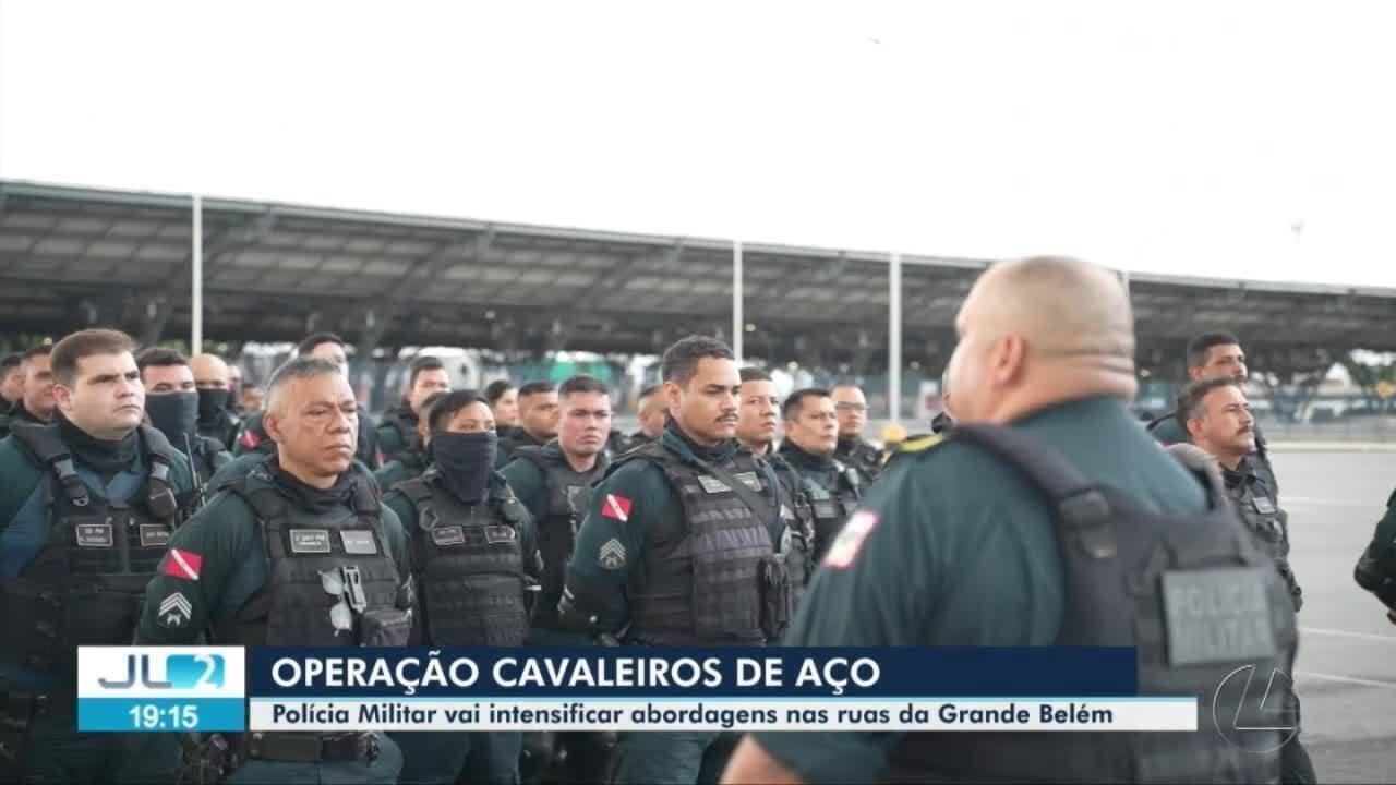 Operação da PM reforça policiamento com 150 moto-viaturas na Grande Belém